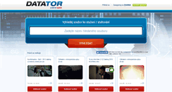 Desktop Screenshot of datator.cz