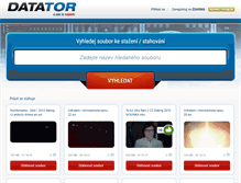 Tablet Screenshot of datator.cz